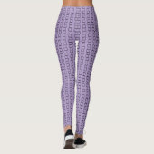 Leggings Texture Carré linéaire (Dos)
