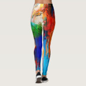 Leggings Texture colorée (Dos)