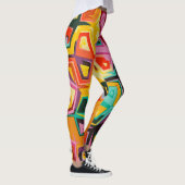 Leggings Texture colorée de trous (Droite)