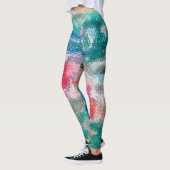 Leggings Texture de crayons (Gauche)
