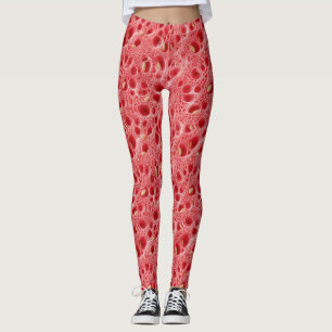 Leggings Texture de la chair de pastèque