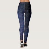 Leggings Texture de la galaxie de la voie lactée (Dos)