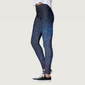 Leggings Texture de la galaxie de la voie lactée (Gauche)