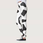 Leggings Texture de la peau de vache (Gauche)