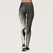 Leggings Texture de marbre girly tendance (Dos)
