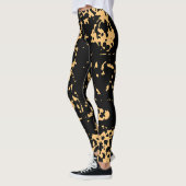 Leggings Texture de marbre mûre (Gauche)