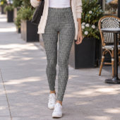 Leggings Texture de peau de crocodile gris