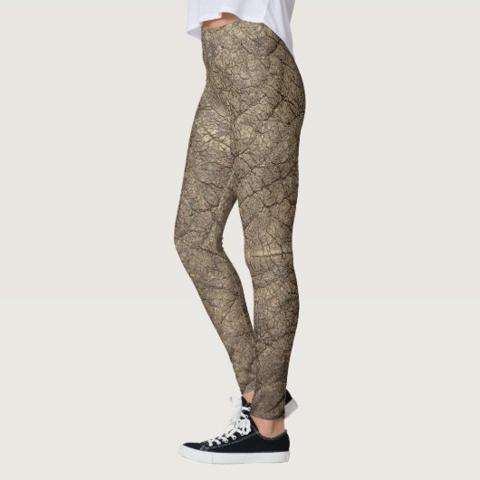 Leggings Texture de peau d'éléphant (Gauche)