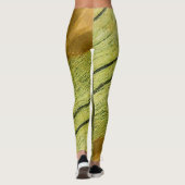 Leggings Texture de structure de pierre semi-précieuse (Dos)