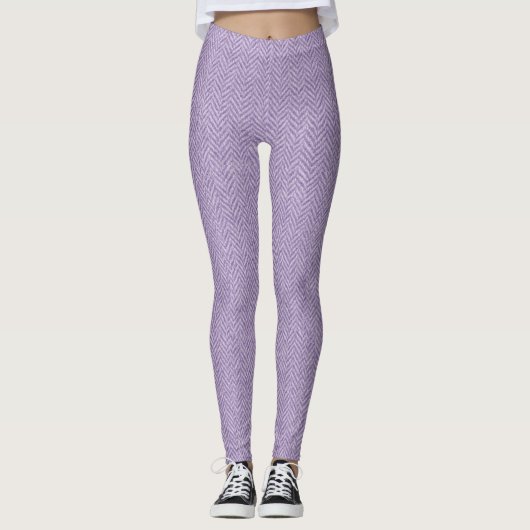 Leggings Texture de tissage classique en os de cerf - Timel (Devant)