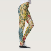 Leggings Texture des fleurs (Droite)