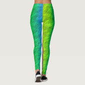 LEGGINGS TEXTURE DES STRIPES DE PLANCHE (Dos)