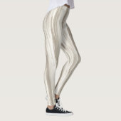 Leggings Texture d'ivoire abstrait (Droite)