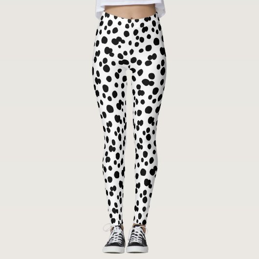 Leggings Texture du dessin animé animal (Devant)