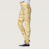 Leggings Texture du fromage, trous caractéristiques (Gauche)
