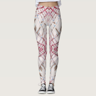 Leggings Texture dynamique rose abstraite