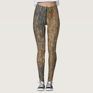 Leggings Texture en bois