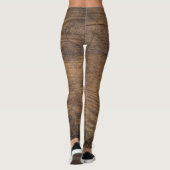Leggings Texture en bois Brown Arrière - plan Abstrait (Dos)