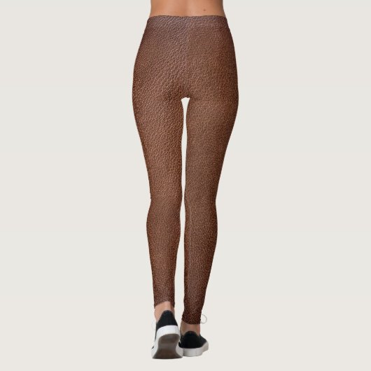 Leggings Texture en cuir authentique, véritable arrière - p (Dos)