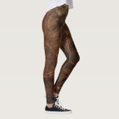Leggings Texture en cuir brut vintage (Droite)