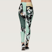 Leggings Texture en granit de marbre (Dos)