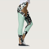 Leggings Texture en granit de marbre (Droite)