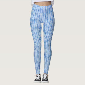 Leggings Texture en tissu rayé, véritable tissu.