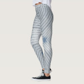 Leggings Texture géométrique Conception hexagonale (Gauche)