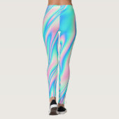 Leggings Texture holographique girly tendance (Dos)