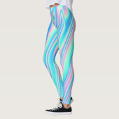 Leggings Texture holographique girly tendance (Gauche)
