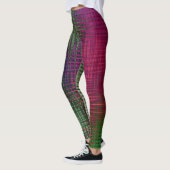 Leggings texture liquide Abstraite verre glacé glacé m (Gauche)