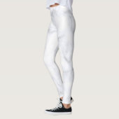 Leggings Texture Marbre blanc (Gauche)