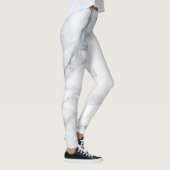 Leggings texture Marbre blanc (Droite)