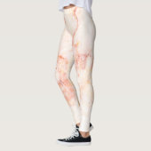 Leggings Texture Marbrée Féminine Tendance (Gauche)