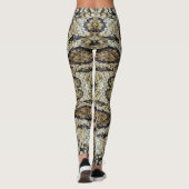 Leggings Texture Motif de la peau de serpent (Dos)