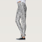 Leggings texture motif tricotée (Gauche)