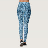 Leggings texture motif tricotée (Dos)