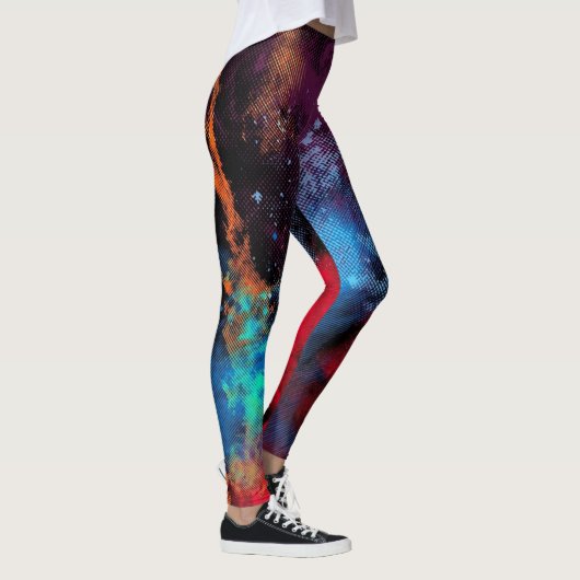 Leggings Texture multicolore (Droite)