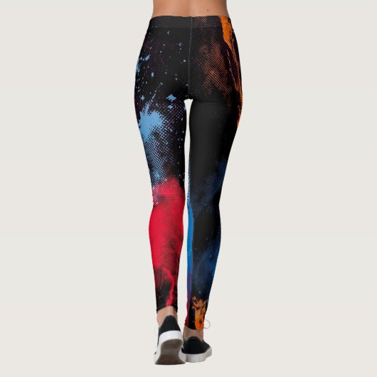 Leggings Texture multicolore (Dos)