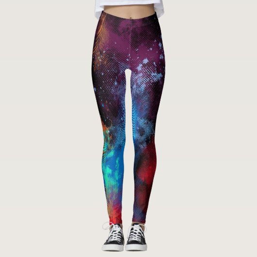 Leggings Texture multicolore (Devant)