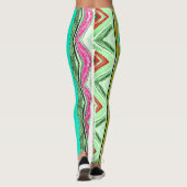 Leggings Texture multicolore abstraite "Ratti_Creative_Arts (Dos)