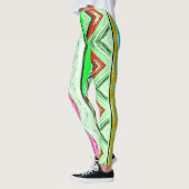 Leggings Texture multicolore abstraite "Ratti_Creative_Arts (Gauche)