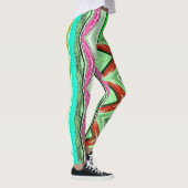 Leggings Texture multicolore abstraite "Ratti_Creative_Arts (Droite)