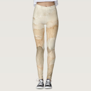 Leggings Texturé Naturel Organique Couches Déchirées