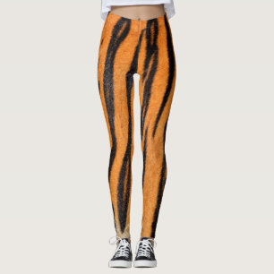 Leggings Texture réaliste de la peau du tigre.
