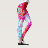 Leggings Texture rouge rose (Droite)
