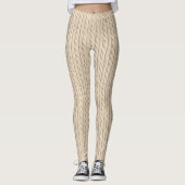 Leggings Texture Tricot beige (Devant)