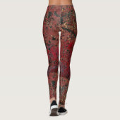 Leggings texturés Merlot Gold Luxe (Dos)
