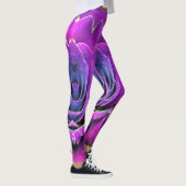 Leggings texturés roses "Ratti_Creative_Arts" (Droite)