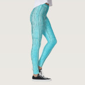 Leggings texturquoise en bois (Droite)